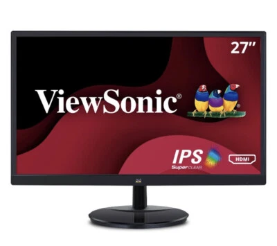 ViewSonic VA2759-SMH 27 Inch IPS 1080p LED Monitor with HDMI and VGA Inputs - Image 1 of 4
