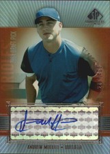 2004 SP Prospects Autograph Bonus Orioles Baseball Card #AM Andrew Moffitt/400