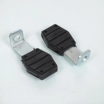 Paire de repose pied passager fixe cale pied pour mobylette Peugeot 50 103 Neuf - Photo 1/4