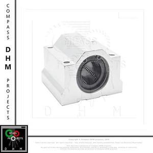 Cuscinetto lineare sc25uu linear motion SCS25UU 76*51.5*67 mm 3D CNC SC25 SCS25 - Foto 1 di 1