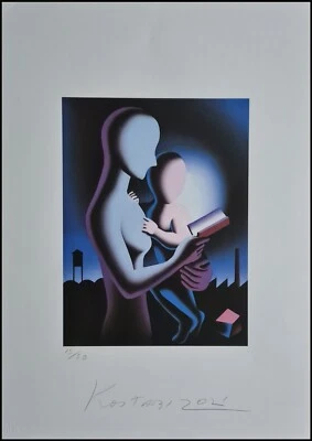 MARK KOSTABI * Untitled * 70 x 50 cm * lithograph * Kunstdruck * limited # 15/50 - Bild 1 von 4
