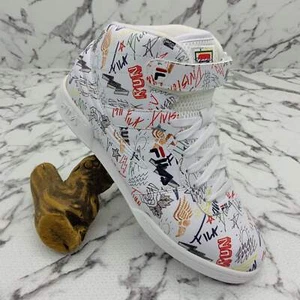 Damen Fila F-13 Weiß All Over Sneaker Neu mit Etikett - Bild 1 von 7