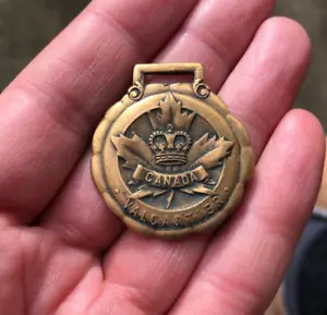 More details for vintage canada valcartier bronze medallion
