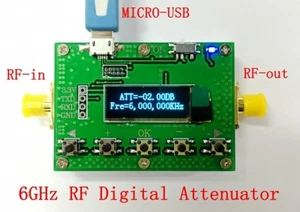 OLED 6G Digital Programmable Attenuator 30DB step 0.25 RF Module - Picture 1 of 9