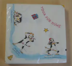 20 Servietten HUMOR Yoga für Kühe 1 Packung OVP Motivservietten Weihnachten lus - Bild 1 von 4