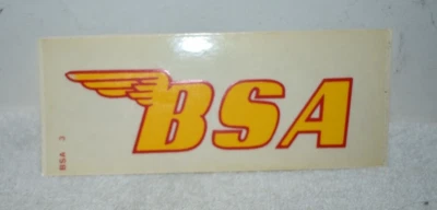 BSA  B44 Victor Special Fuel Tank Emblem NOS   HR1 - Image 1 of 3