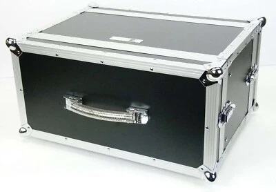 Effektrack 5 HE 19" DJ Studio Rack Case Flightcase 24 cm tief schwarz Verstärker - Bild 1 von 4