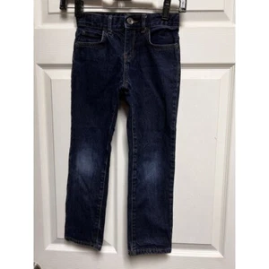 0129 Childrens Place Boys Straight Leg Jeans Size 6 Adjustable Waist - Picture 1 of 8