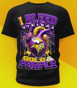 Minnesota Vikings Bleed Shirt Größen!! Jugend - 6XL - Bild 1 von 1