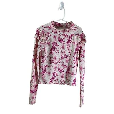 Top de baño floral rosa Janie And Jack para niña talla 10 Foto 1 de 4