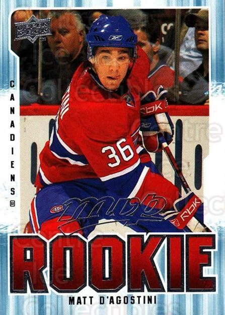 2008-09 Upper Deck MVP #320 Matt D'Agostini - Image 1 of 1