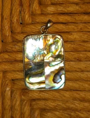 Reversable Pendant Vintage Mother of Pearl  - Image 1 of 2