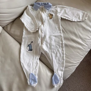 Pooh clásico vintage de una pieza 18 meses (26 libras) grande 100 % algodón - Imagen 1 de 6