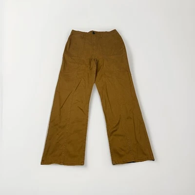 Pantalones informales de trabajo a.n.a para mujer de tiro alto de pierna recta talla 4 marrón Foto 1 de 4