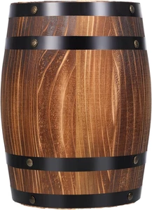 Holz Whiskyfässer Eimer Weinfässer Pflanzgefäße Blumenübertopf Pflanztöpfe Bo - Bild 1 von 12