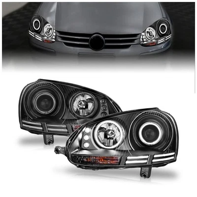 Anzo 121345 Set of 2 Headlights Driving Head lights Headlamps for VW Jetta Pair - Image 1 of 4
