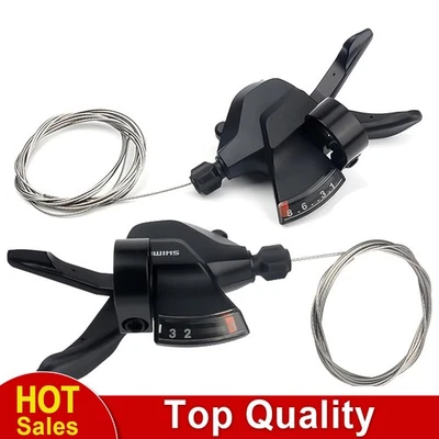 2Stk Fahrrad MTB SL-M310 Schalthebel SHIMANO ALTUS 3/8/24 fach mit Schaltzug DE - Bild 1 von 4