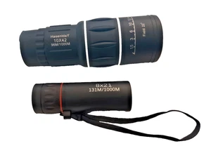 2 x MONOCULAR - ONE POCKET SIZED, ONE FULL SIZED. BOTH BRAND NEW & UNUSED - Picture 1 of 7