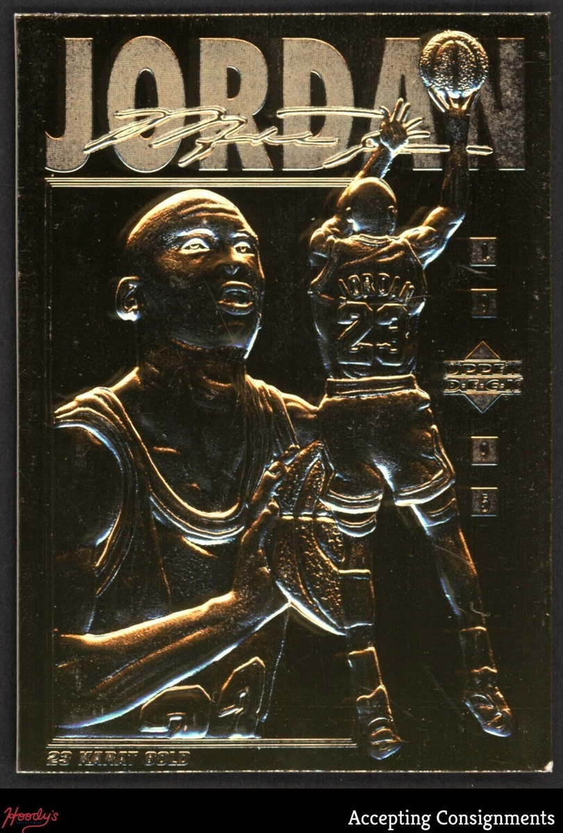 マイケルジョーダン 24k GOLD COLECTIBLE Michael Jordan 24k Gold Card Upper Deck | eBay