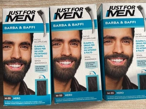 Just For Men Tinte Colorante En Gel Para Barba Y Bigote - Negro - Imagen 1 de 2