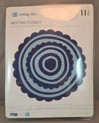 QuicKutz/Lifestyle Crafts Nesting Flower 11 cutting dies DC0169 - Image 1 of 3
