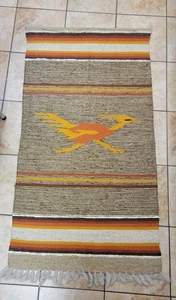 Vintage Southwest Roadrunner Tapestry Runner - Picture 1 of 5
