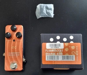 One Control Fluorescent Orange AIAB Overdrive w/Box, Manual & Unused Feet NEW - Picture 1 of 2