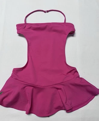 Ralph Lauren Youth Girl’s Swimsuit Size 12 Ruffled One-Piece Pink - Image 1 of 4