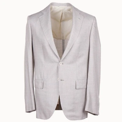 Abrigo Deportivo Sartoria Partenopea Superfino Cachemira y Seda 40R (UE 50) Nuevo Foto 1 de 4