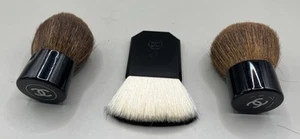 CHANEL LES PINCEAUX DE CHANEL Kabuki Brush (2) and Two-tone Blush Brush NWOB - Picture 1 of 6