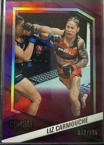 2025 Panini Combat Anthology Liz Carmouche /125 Purple Parallel #67 - Bild 1 von 2
