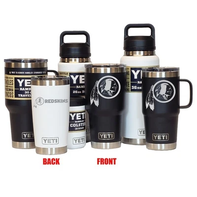 Washington Redskins YETI Laser Engraved Tumblers, Mugs, Can Colsters and Bottles - Image 1 of 3
