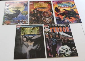 Ray Bradbury Comics #1 2 3 5 & Tales Terror Lot Run Set Topps Comics 1993 Sehr guter Erhaltungszustand/NM - Bild 1 von 4