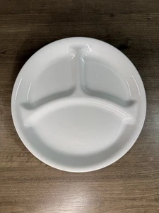 (4) Corelle by Corning Winter Frost White 10-1/4" Divided Grill/Dinner Plates - Picture 1 of 4