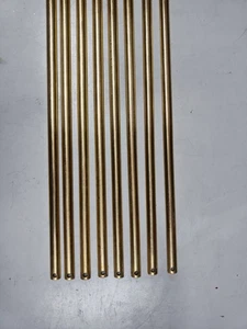 ROD only 8 pieces 650 mm long CREMONE solid brass Rustic - VNR - Picture 1 of 7