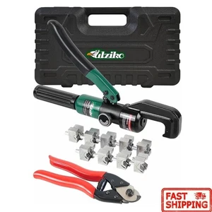 Hydraulic Crimper Tool 1/8" 3/16" Stainless Steel Cable Railing Kit Hardware New - Picture 1 of 5