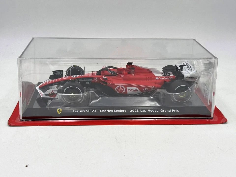 DIE CAST 1/24 " FERRARI SF 23 - CHARLES LECLERC - 2023 LAS VEGAS PRIX " LE GR... - Immagine 1 di 1