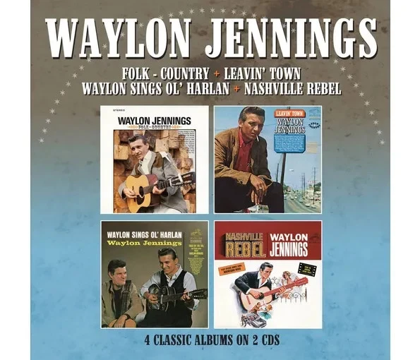 Waylon Jennings: Folk-Country/Leavin' Town/Waylon Sings Ol' Harlan/Nashvi... 2CD - Image 1 of 1