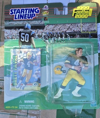 Figura de acción Brett Favre 1999-2000 alineación inicial Green Bay Packers NFL Foto 1 de 4