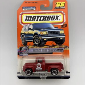 Matchbox Texaco 1955 Ford F100 Pickup Truck #56 of 100 Diecast 1:64 Red ✅ NIP - Picture 1 of 8