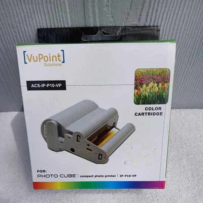 VuPoint Color Cartridge ACS-IP-P10-VP For Photo Cube Compact Printer  - Image 1 of 4