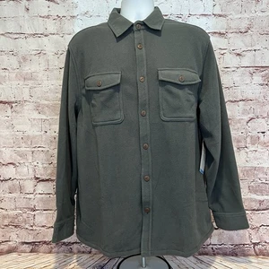 Camisa de manga larga con botones polar polar gris Member’s Mark para hombre talla grande - Imagen 1 de 7