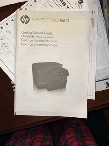 HP OFFICEJET PRO 8600 OPERATIONS MANUAL - Picture 1 of 1