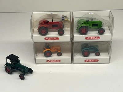 Modell Konvolut Oldtimer Traktoren , Wiking gebraucht 1769 - Bild 1 von 3