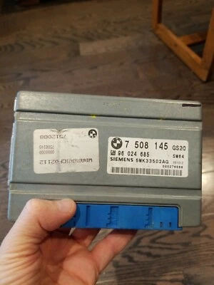 BMW 530i E39 2001 módulo de control de transmisión TCM TCU OEM 7508145 Foto 1 de 4