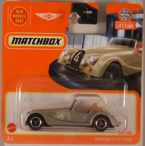 MATCHBOX #66 Morgan Plus Four, 2024 issue on short card (NEW in BLISTER) - Picture 1 of 3
