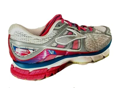 BROOKS Ravenna 6 Womens Raspberry/White/Green Running Shoes 1201821B157 Sz 6.5 M - Image 1 of 4