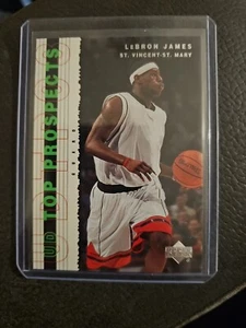 Lebron James 2003 UD Top Prospects Rookie #55 St. Vincent St. Mary - Imagen 1 de 2