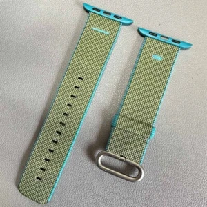 Correa de nailon tejida original para Apple Watch 42 mm 44 mm 45 mm 46 mm 49 mm correa azul - Imagen 1 de 4