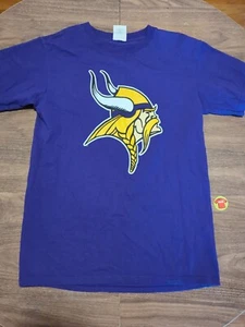 Randy Moss 84 Minnesota Vikings NFL Medium Purple T Shirt - Picture 1 of 5